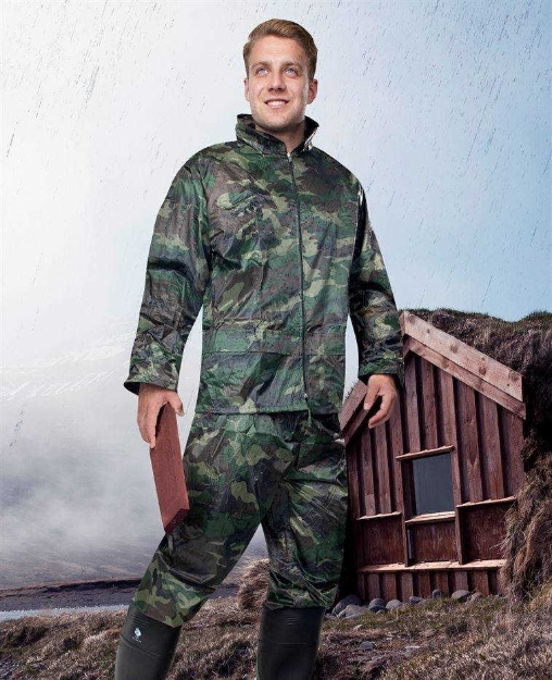 Obrázok z ARDON®CLEO Vodeodolný oblek maskáčový