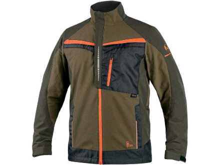 Obrázok z CXS NAOS Montérková blúza khaki-olivová, HV oranžové doplnky