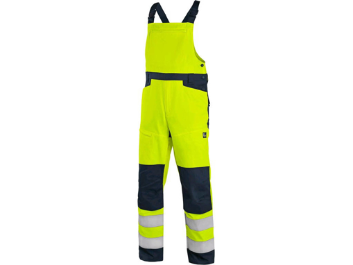 Obrázok z CXS HALIFAX Výstražné nohavice s trakmi žlto-modré