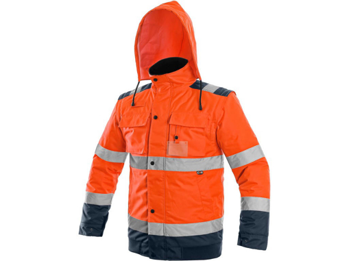 Obrázok z CXS LUTON Výstražná bunda 2v1 oranžová