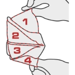 Obrázok z DeltaPlus Respirátor skladaný FFP3 M1304VC 