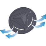 Obrázok z DeltaPlus Respirátor skladaný FFP3 M1304VC 