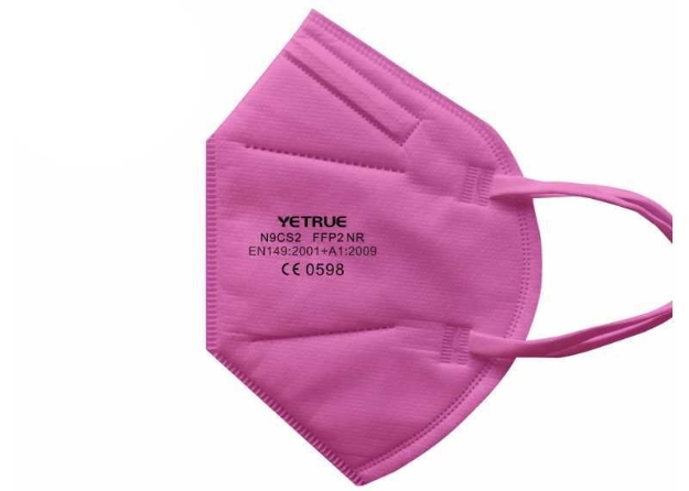 Obrázok z Yetrue Respirátor FFP2 bez ventilku růžový