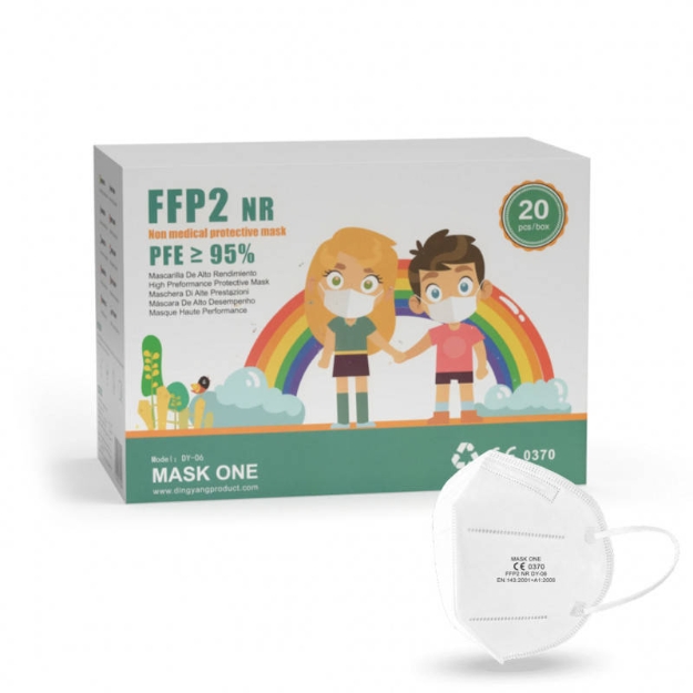Obrázok z BOX: Mask One DY-06 dětský respirátor FFP2 NR bílý