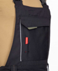 Obrázok z ARDON URBAN Pracovné nohavice s trakmi čierno-šedé predĺžené