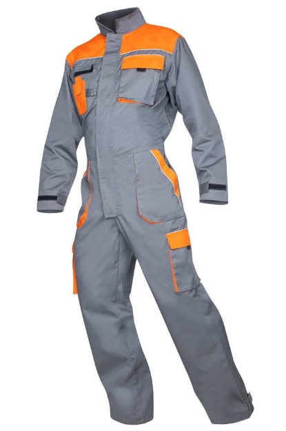 Obrázok z 2STRONG Pracovná kombinéza sivo-oranžová