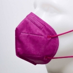 Obrázok z Promedor Respirátor FFP2 tmavo ružový - vyrobené v ČR