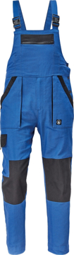 Obrázok z Cerva MAX NEO Pracovné nohavice s trakmi modro / čierne 