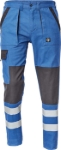 Obrázok z Cerva MAX NEO REFLEX Pracovné nohavice do pásu modro / čierne 