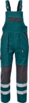 Obrázok z Cerva MAX NEO REFLEX Pracovné nohavice s trakmi zeleno / čierne 