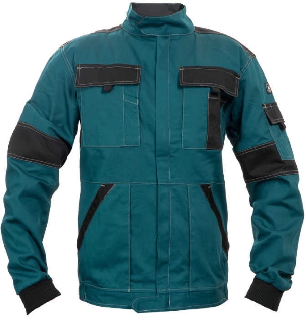 Obrázok z Cerva MAX SUMMER Pracovná montérková bunda zeleno / čierna 