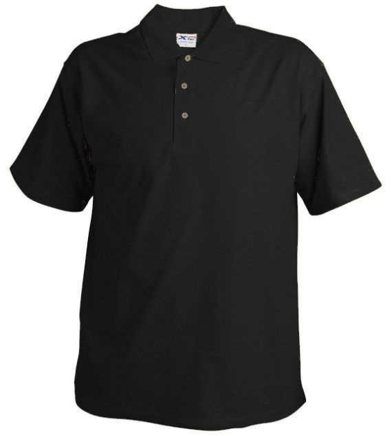 Obrázok z Pánska pique polokošeľa 220 čierna 