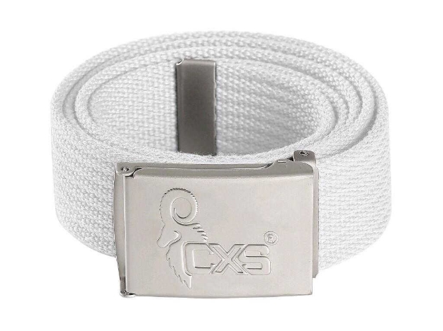Obrázok z CXS Opasok CXS JUROK opasok, biely, 3,5 cm, 125 cm 