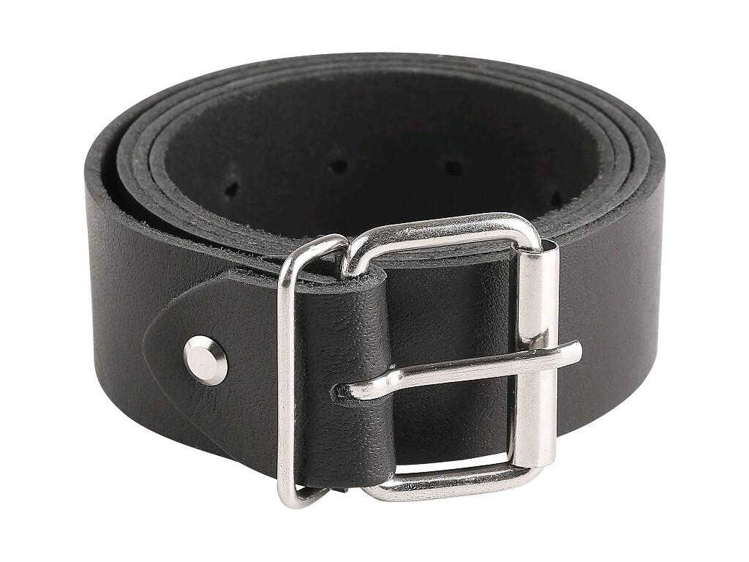Obrázok z CXS Opasok TOBA, 4 cm, 130 cm, kožený, nastaviteľná spona, čierny 