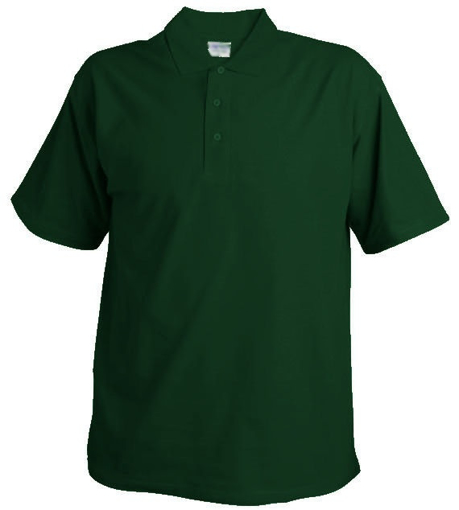 Obrázok z Pánske hladké polo tričko Chok 190 tmavo zelené