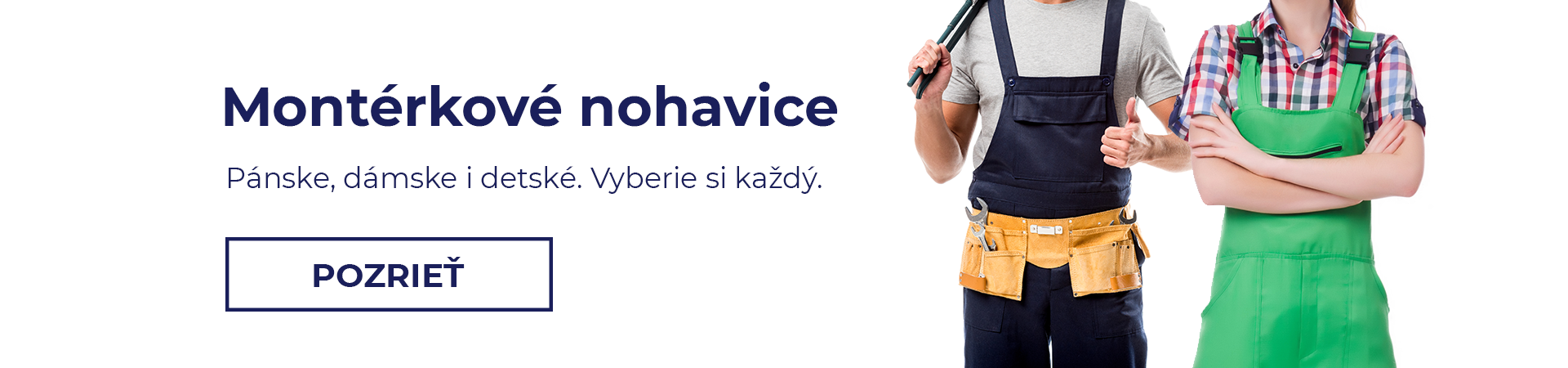 Montérkové nohavice