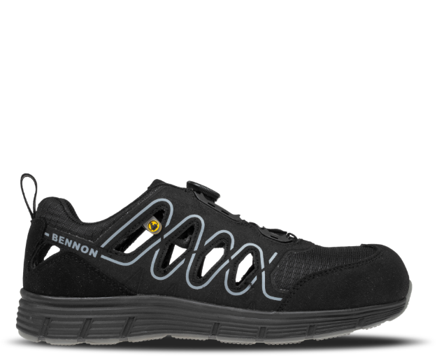 Obrázok z Bennon REBEL S1P ESD ATOP Grey Low Pracovná poltopánka 