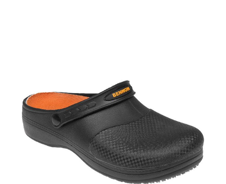 Obrázok z Bennon MAXIM OB Black Slipper Pracovné nazuvák 