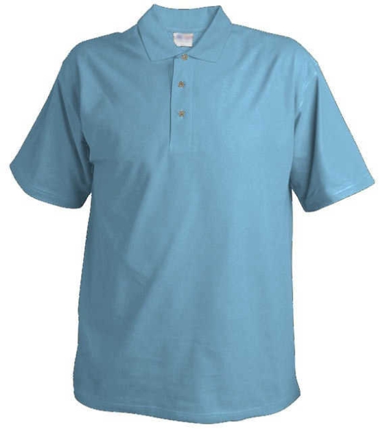 Obrázok z Pánska pique polokošeľa Chok 175 nebesky modrá 