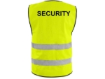 Obrázok z Reflexná vesta žltá + LOGO: SECURITY