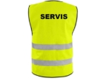 Obrázok z Reflexná vesta žltá + LOGO: SERVIS