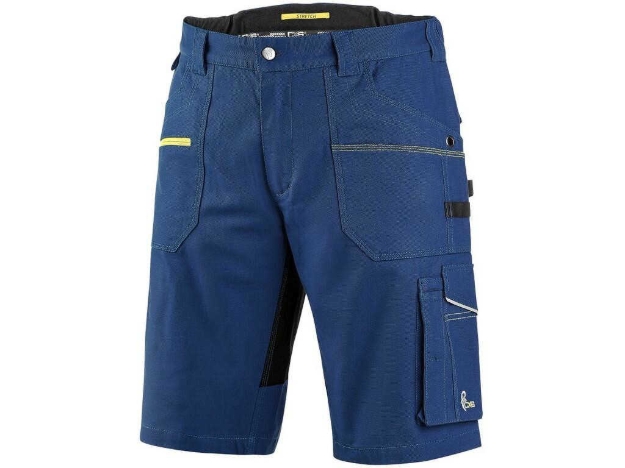 Obrázok z CXS STRETCH Pracovné kraťasy tmavo modré-čierne
