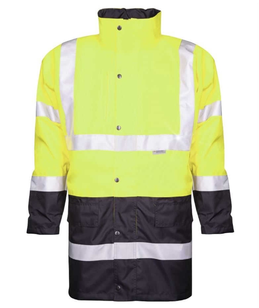 Obrázok z ARDON HI-VIZ Reflexná zimná bunda žltá + modrá 