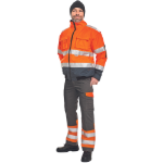 Obrázok z Cerva Clovelly pilot bunda HV oranžová Reflexná bunda zimná 