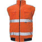 Obrázok z Cerva Clovelly pilot bunda HV oranžová Reflexná bunda zimná 