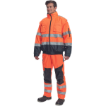 Obrázok z Cerva Clovelly pilot bunda HV oranžová / navy Reflexná bunda zimná 