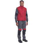 Obrázok z Cerva BEAVER Pracovná vesta zimná červená