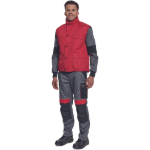 Obrázok z Cerva BEAVER Pracovná vesta zimná červená