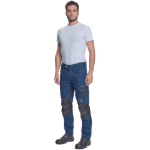 Obrázok z Cerva NEURUM DENIM Pracovné nohavice do pása tmavo modré