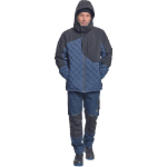 Obrázok z Cerva NEURUM Pracovná bunda zimná tmavo modrá / čierna