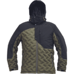 Obrázok z Cerva NEURUM Pracovná bunda zimná tmavo olivová / čierna