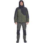 Obrázok z Cerva NEURUM Pracovná bunda zimná tmavo olivová / čierna