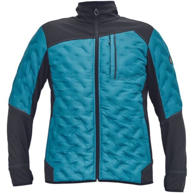 Obrázok z Cerva NEURUM Pracovná bunda softshellová petrolejová / čierna