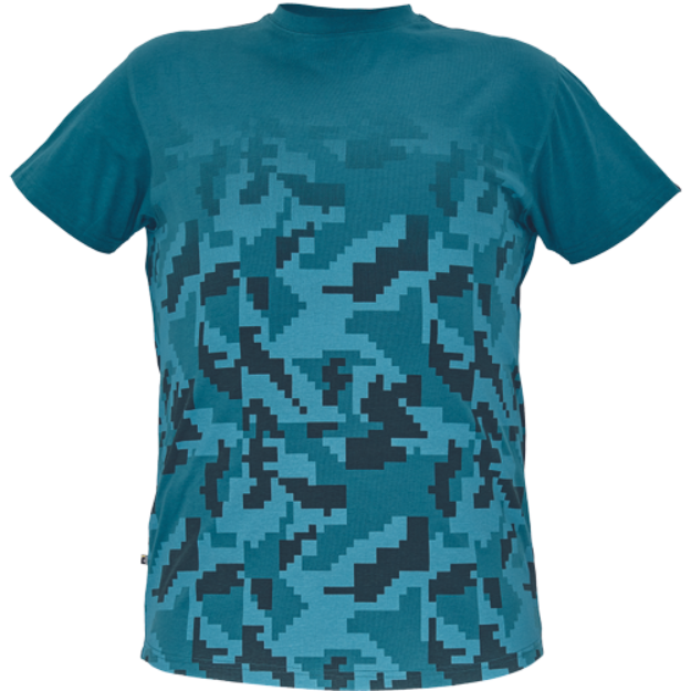Obrázok z Cerva NEURUM CAMOUFLAGE Pánske tričko petrolejové
