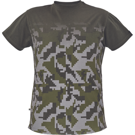 Obrázok z Cerva NEURUM CAMOUFLAGE Pánske tričko tmavo olivové