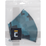 Obrázok z Cerva NEURUM CAMOUFLAGE Bavlnená rúška petrolejová