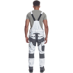 Obrázok z Cerva DAYBORO Pracovné nohavice s trakmi biela / šedá
