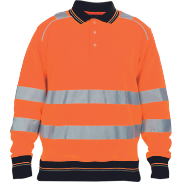 Obrázok z KNOXFIELD HI-VIS Reflexná polo mikina oranžová