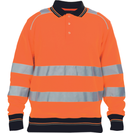 Obrázok z KNOXFIELD HI-VIS Reflexná polo mikina oranžová