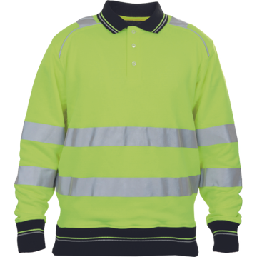 Obrázok z KNOXFIELD HI-VIS Reflexná polo mikina žltá