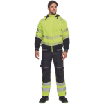 Obrázok z Cerva KNOXFIELD PROFI HI-VIS Reflexná obojstranná mikina žltá / čierna