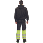 Obrázok z Cerva KNOXFIELD PROFI HI-VIS Reflexná obojstranná mikina žltá / čierna