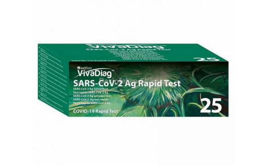 Obrázok z VivaDiag Pro SARS-CoV-2 Antigénny test pre výter z nosa, balenie 25ks 