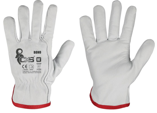 Obrázok z CXS BONO Pracovné celokožené rukavice - 120 párov