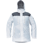 Obrázok z Cerva CREMORNE Pracovná bunda zimná biela / šedá