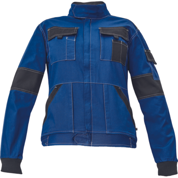 Obrázok z Cerva MAX SUMMER LADY Pracovná bunda modrá / čierna